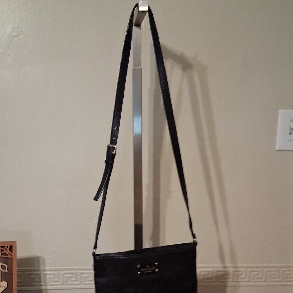 Kate Spade Black Leather Crossbody Bag